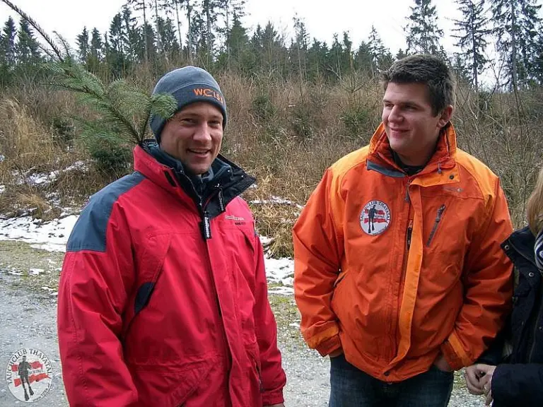 Christbaumversenken im Ottensteiner Stausee
