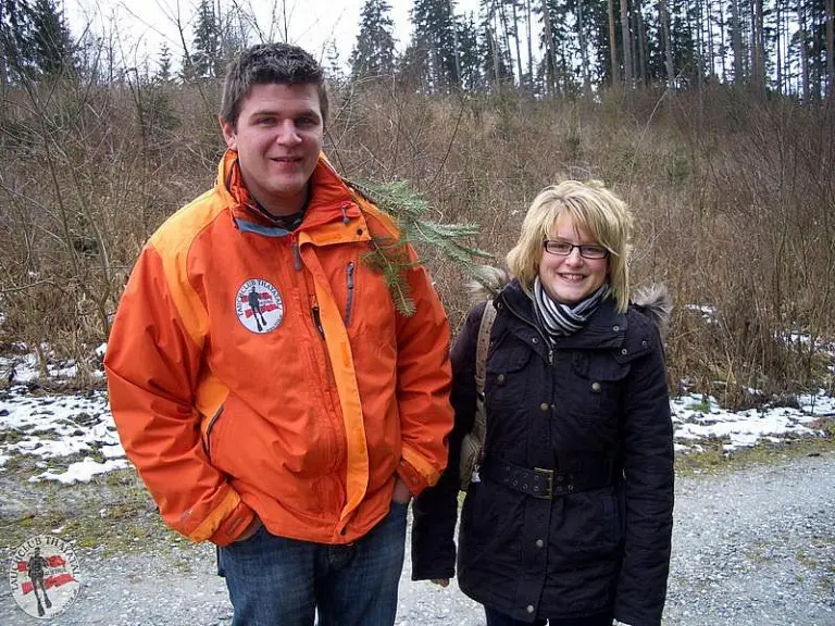 Christbaumversenken im Ottensteiner Stausee
