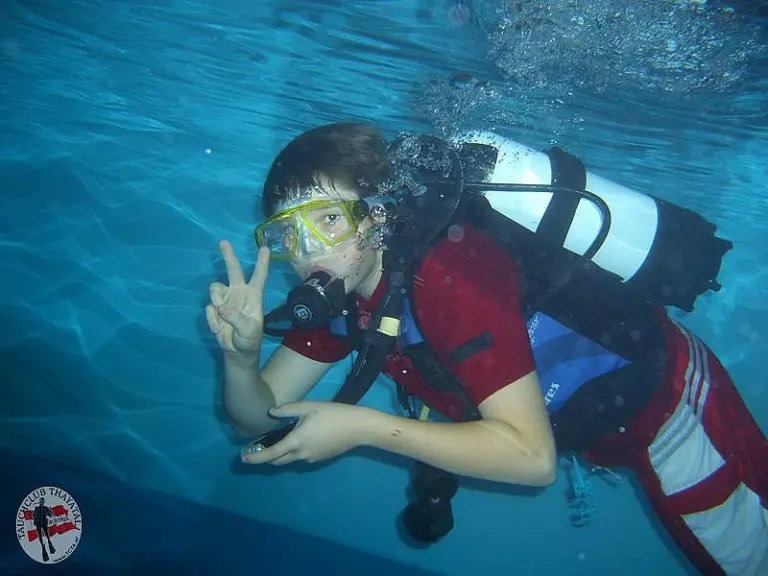 Discover Scuba Diving-Programm in der HS Dobersberg