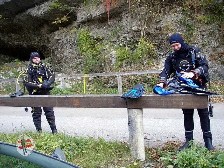 Flusstauchen Enns 2010
