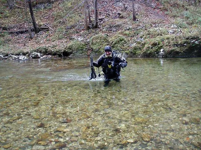 Flusstauchen Schwarza 2010
