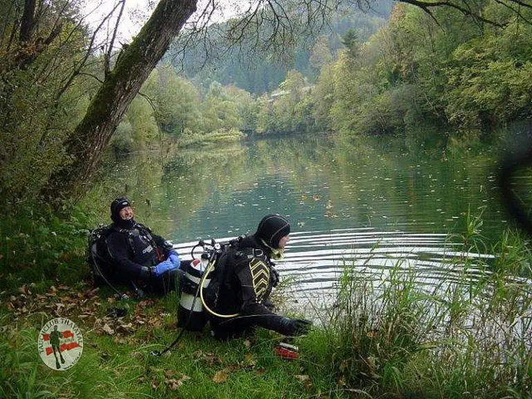 Flusstauchen Ybbs 2010