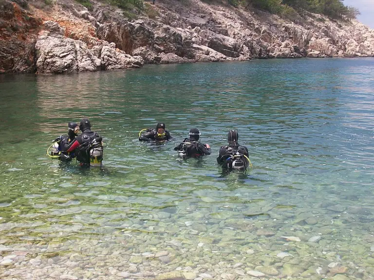 Tauchausfahrt nach KRK 2014