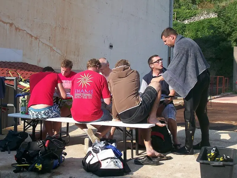 Tauchausfahrt nach KRK 2014