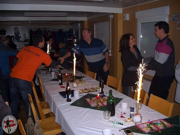 Silvesterfeier im Tauchclub