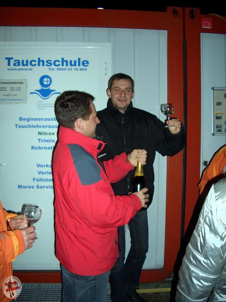 Silvesterfeier im Tauchclub